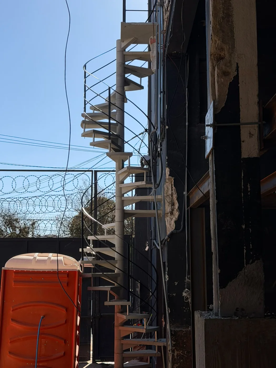 Escada executada pela Cometa — projeto 23